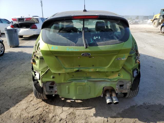 3FADP4DJXKM131451 - 2019 FORD FIESTA ST GREEN photo 6