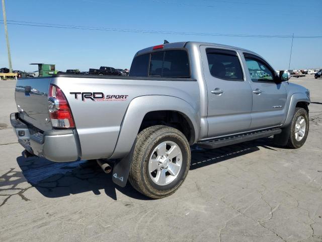 3TMLU4EN1FM178647 - 2015 TOYOTA TACOMA DOUBLE CAB SILVER photo 3