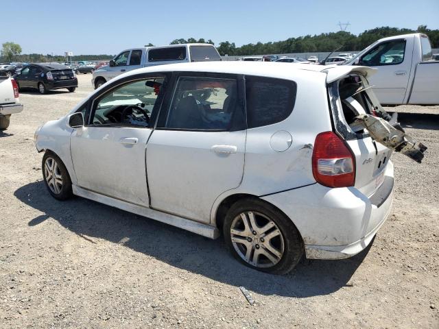 JHMGD37677S055587 - 2007 HONDA FIT S თეთრი ფოტო 2