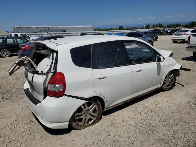 JHMGD37677S055587 - 2007 HONDA FIT S თეთრი ფოტო 3
