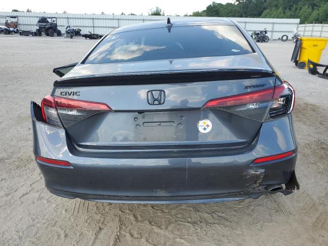 2HGFE2F5XNH510967 - 2022 HONDA CIVIC SPORT BLACK photo 6