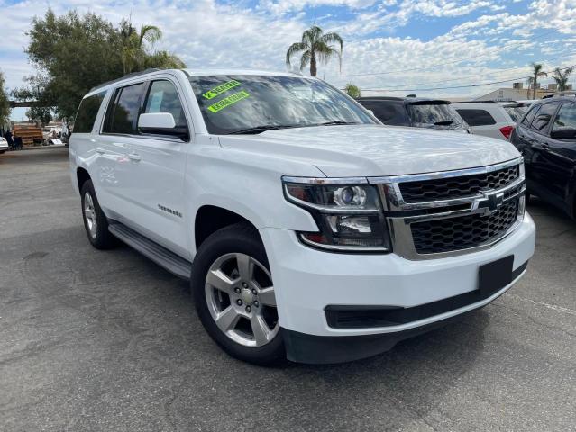 1GNSCHKC9GR111262 - 2016 CHEVROLET SUBURBAN C1500 LT WHITE photo 1