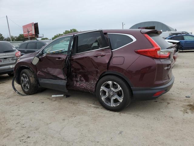 7FARW2H57JE094211 - 2018 HONDA CR-V EX MAROON photo 2