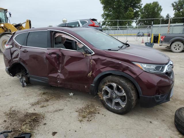 7FARW2H57JE094211 - 2018 HONDA CR-V EX MAROON photo 4