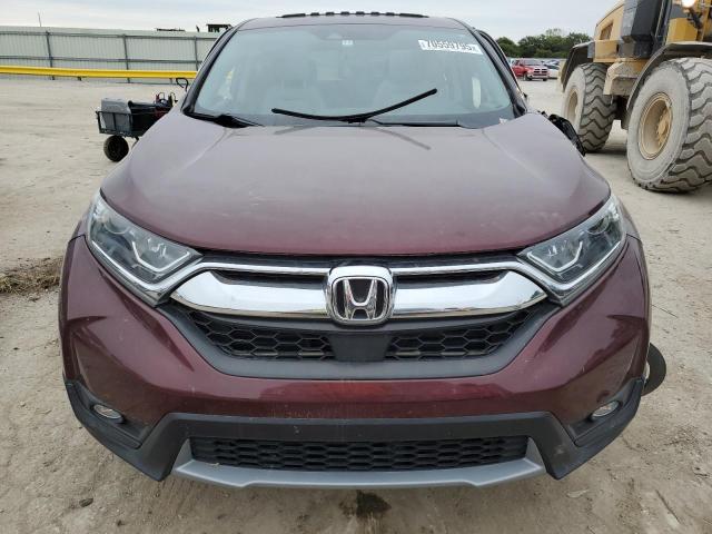 7FARW2H57JE094211 - 2018 HONDA CR-V EX MAROON photo 5