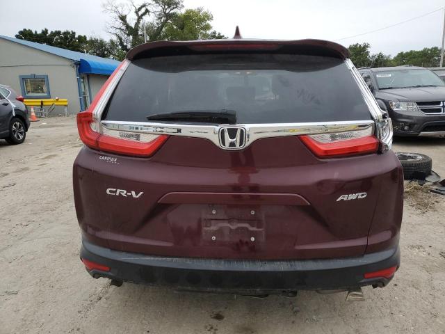 7FARW2H57JE094211 - 2018 HONDA CR-V EX MAROON photo 6