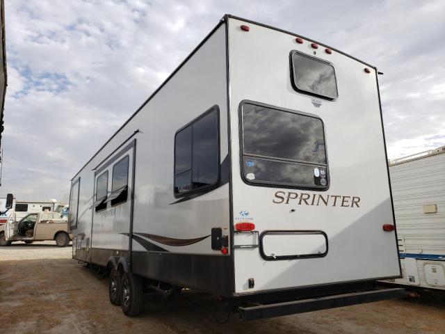 4YDF35B25M1532676 - 2021 KEYSTONE SPRINTER WHITE photo 3
