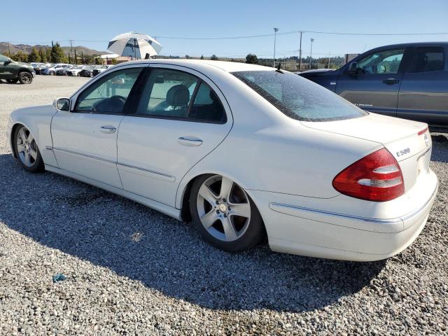 WDBUF70J83A125830 - 2003 MERCEDES-BENZ E 500 WHITE photo 2