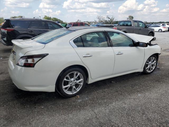 1N4AA5AP2EC483142 - 2014 NISSAN MAXIMA S WHITE photo 3