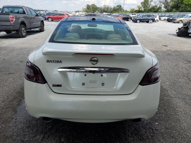1N4AA5AP2EC483142 - 2014 NISSAN MAXIMA S WHITE photo 6