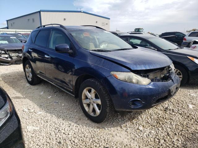 JN8AZ18W09W158037 - 2009 NISSAN MURANO S BLUE photo 4