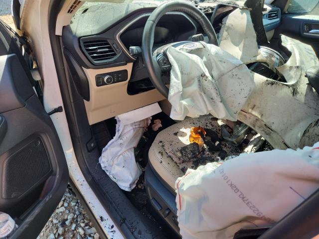 1FMCU0H6XMUA92934 - 2021 FORD ESCAPE SEL WHITE photo 8