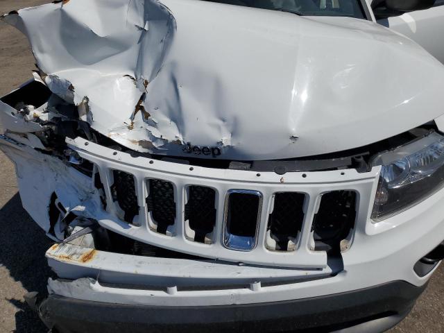 1C4NJDBB6HD104103 - 2017 JEEP COMPASS SPORT WHITE photo 12