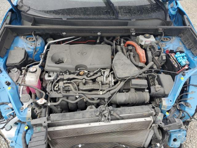 2T3RWRFV5KW042594 - 2019 TOYOTA RAV4 XLE BLUE photo 12