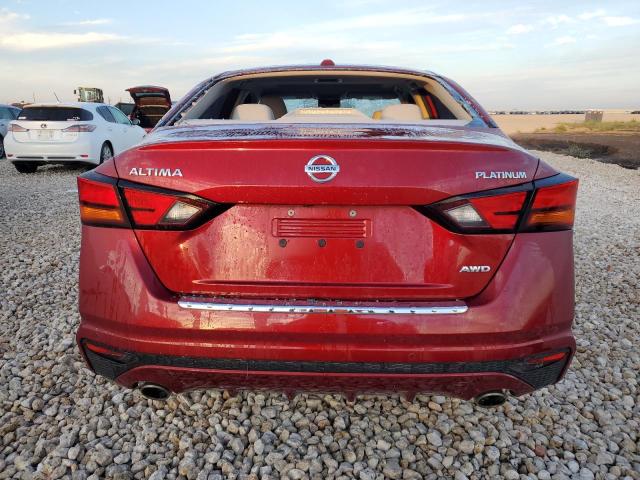 1N4BL4FW7KC180507 - 2019 NISSAN ALTIMA PLATINUM BURGUNDY photo 6