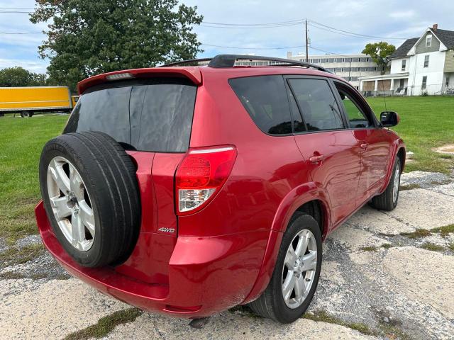 JTMBD32V266013815 - 2006 TOYOTA RAV4 SPORT RED photo 4