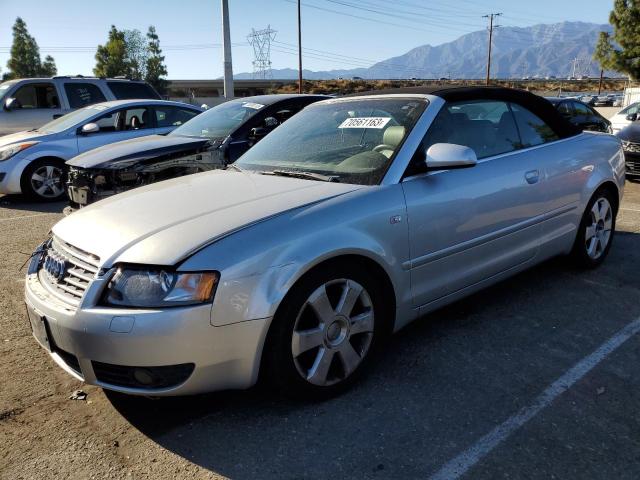 WAUAC48H26K006566 - 2006 AUDI A4 1.8 CABRIOLET SILVER photo 1