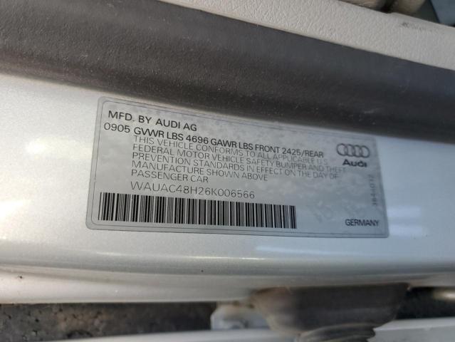 WAUAC48H26K006566 - 2006 AUDI A4 1.8 CABRIOLET SILVER photo 12