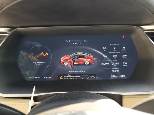 5YJSA1E29GF159388 - 2016 TESLA MODEL S Բորդո լուսանկար 9