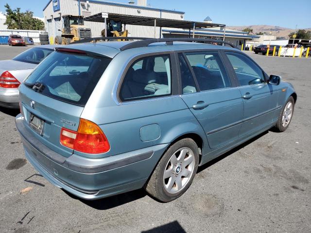 WBAAX13483PJ00571 - 2003 BMW 325 IT TURQUOISE photo 3