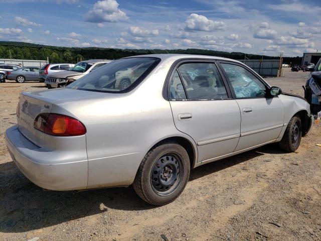 1NXBR12E31Z486516 - 2001 TOYOTA COROLLA CE SILVER photo 3