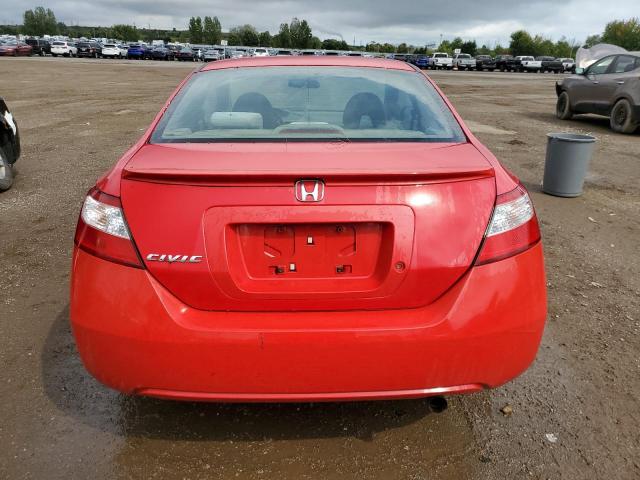 2HGFG12336H015049 - 2006 HONDA CIVIC DX VP RED photo 6