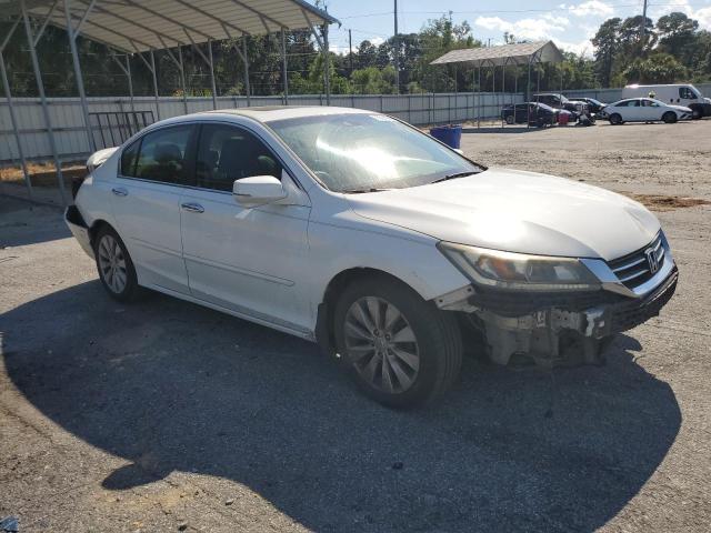 1HGCR2F82DA130083 - 2013 HONDA ACCORD EXL WHITE photo 4