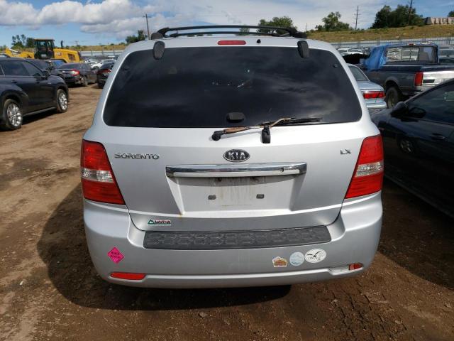 KNDJC736075692584 - 2007 KIA SORENTO EX SILVER photo 6