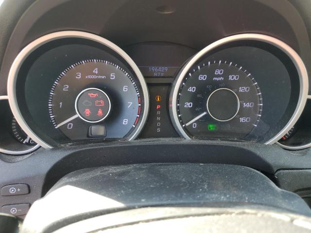 2HNYB1H4XCH500753 - 2012 ACURA ZDX TECHNOLOGY BLACK photo 9