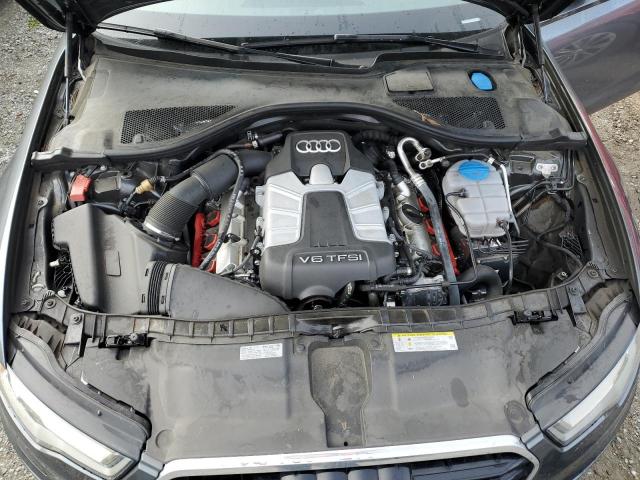WAUHGAFC8EN043515 - 2014 AUDI A6 PRESTIGE ნაცრისფერი ფოტო 11