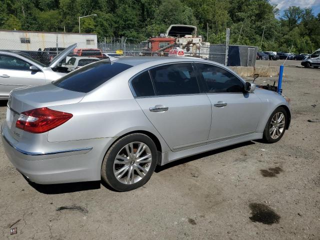 KMHGC4DD7EU264483 - 2014 HYUNDAI GENESIS 3.8L SILVER photo 3