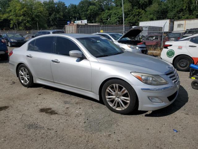 KMHGC4DD7EU264483 - 2014 HYUNDAI GENESIS 3.8L SILVER photo 4