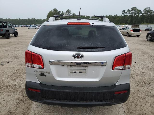 5XYKT3A65DG321620 - 2013 KIA SORENTO LX SILVER photo 6