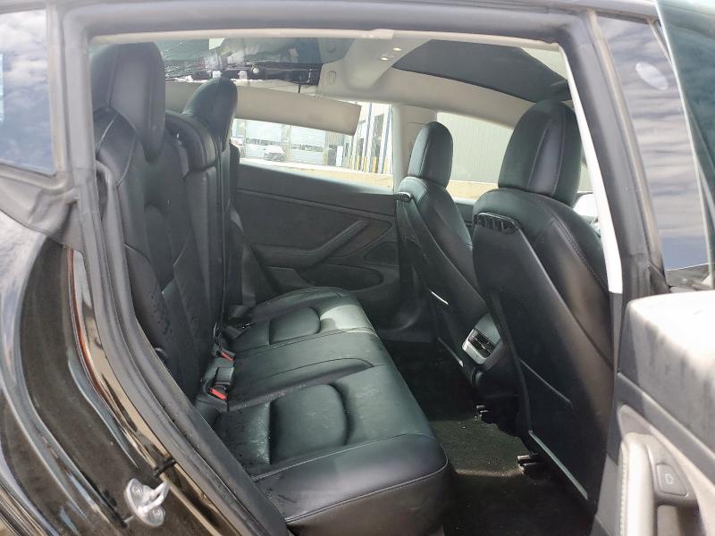 5YJ3E1EB4MF919036 - 2021 TESLA MODEL 3 შავი ფოტო 10