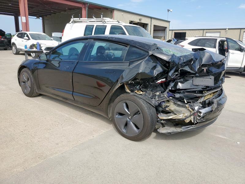 5YJ3E1EB4MF919036 - 2021 TESLA MODEL 3 შავი ფოტო 2