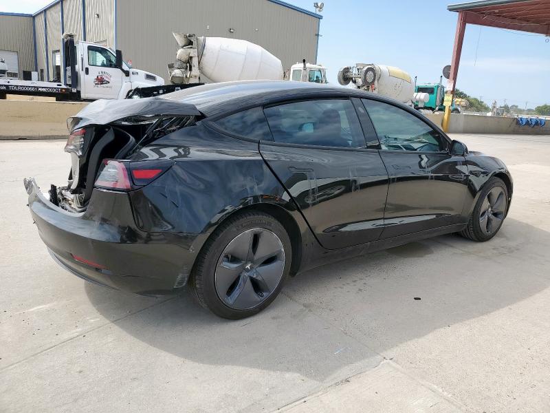 5YJ3E1EB4MF919036 - 2021 TESLA MODEL 3 შავი ფოტო 3