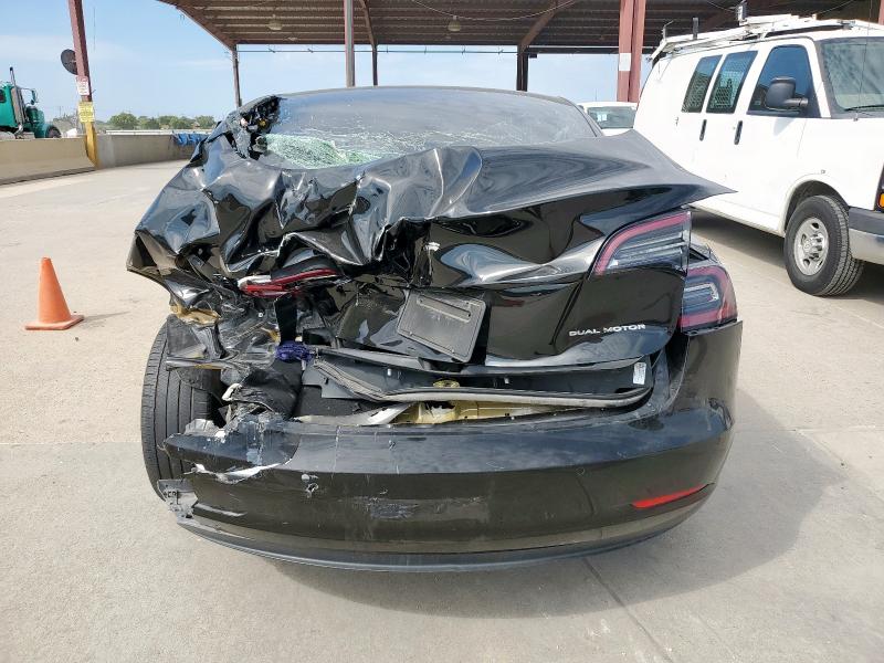 5YJ3E1EB4MF919036 - 2021 TESLA MODEL 3 შავი ფოტო 6