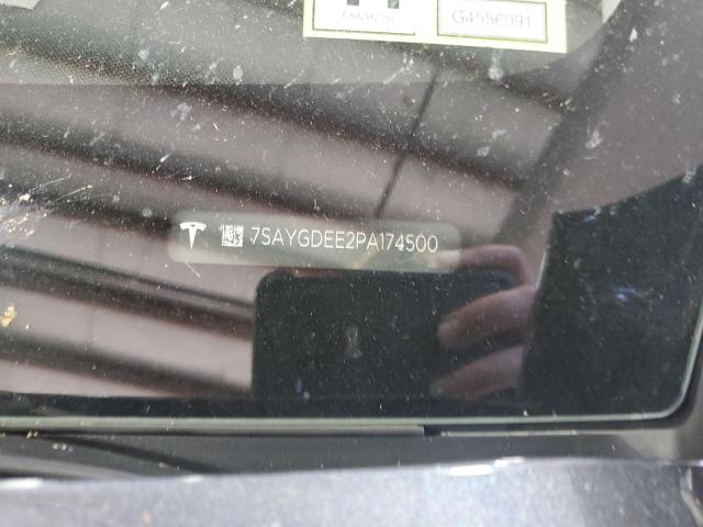 7SAYGDEE2PA174500 - 2023 TESLA MODEL Y Գրաֆիտ լուսանկար 12