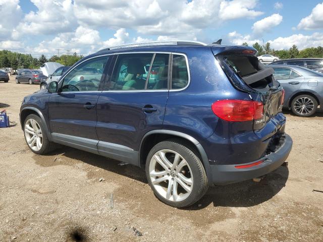 WVGBV7AX9CW603797 - 2012 VOLKSWAGEN TIGUAN S BLUE photo 2