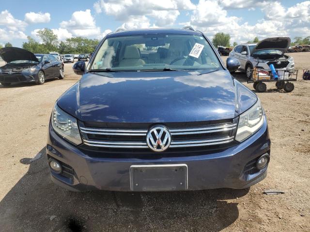 WVGBV7AX9CW603797 - 2012 VOLKSWAGEN TIGUAN S BLUE photo 5