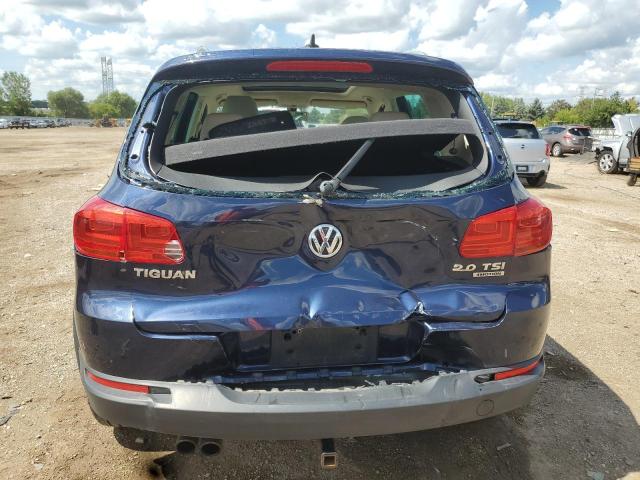 WVGBV7AX9CW603797 - 2012 VOLKSWAGEN TIGUAN S BLUE photo 6