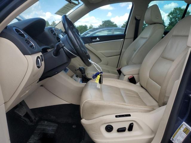 WVGBV7AX9CW603797 - 2012 VOLKSWAGEN TIGUAN S BLUE photo 7