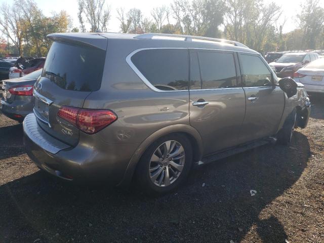 JN8AZ2NE2H9155039 - 2017 INFINITI QX80 BASE GRAY photo 3