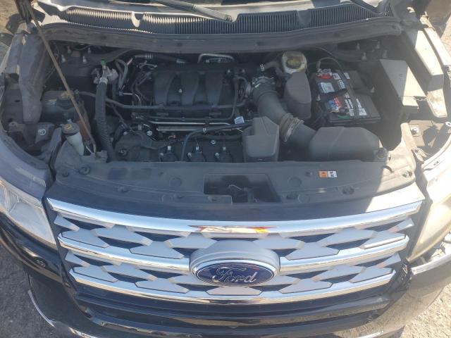 1FM5K7F8XJGB11293 - 2018 FORD EXPLORER LIMITED Чорний фото 12