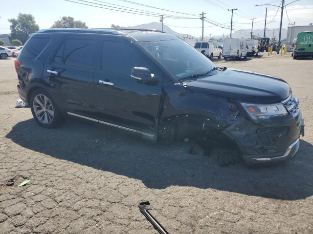 1FM5K7F8XJGB11293 - 2018 FORD EXPLORER LIMITED Чорний фото 4