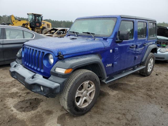 1C4HJXDG1KW603457 - 2019 JEEP WRANGLER U SPORT Синій фото 1