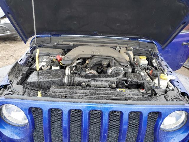 1C4HJXDG1KW603457 - 2019 JEEP WRANGLER U SPORT Синій фото 11