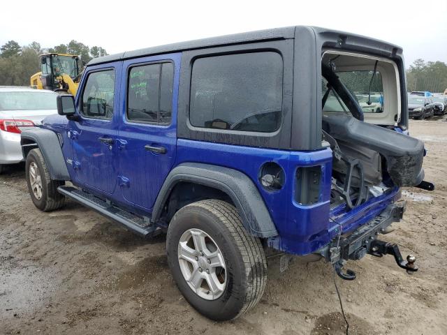 1C4HJXDG1KW603457 - 2019 JEEP WRANGLER U SPORT BLUE photo 2