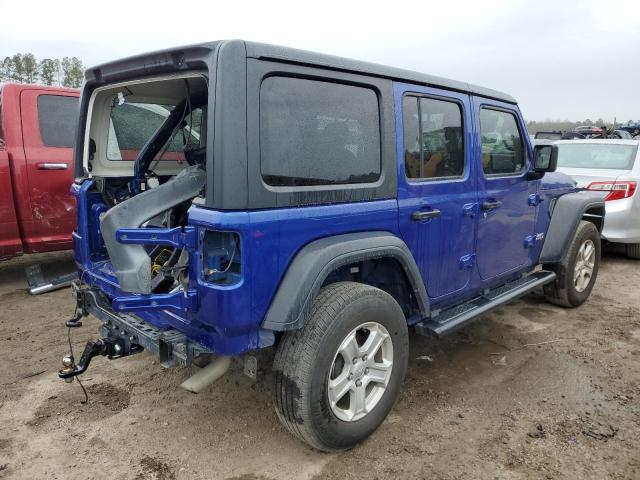 1C4HJXDG1KW603457 - 2019 JEEP WRANGLER U SPORT Синій фото 3