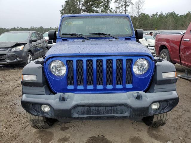 1C4HJXDG1KW603457 - 2019 JEEP WRANGLER U SPORT Синій фото 5